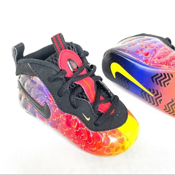 Nike Baby Foamposite Sneaker Booties Size 4 - Picture 7 of 10
